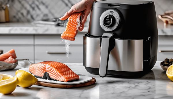 Cuire du saumon surgelés à la friteuse à air : méthode facile et rapide